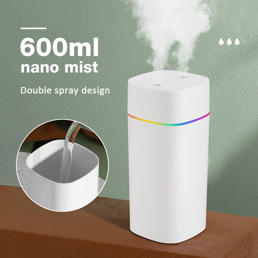 600ML Luminous Air Humidifier & Oil Diffuser