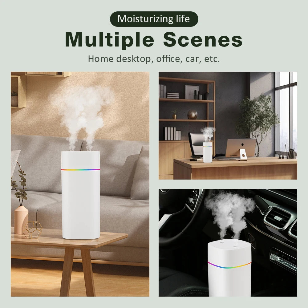 600ML Luminous Air Humidifier & Oil Diffuser